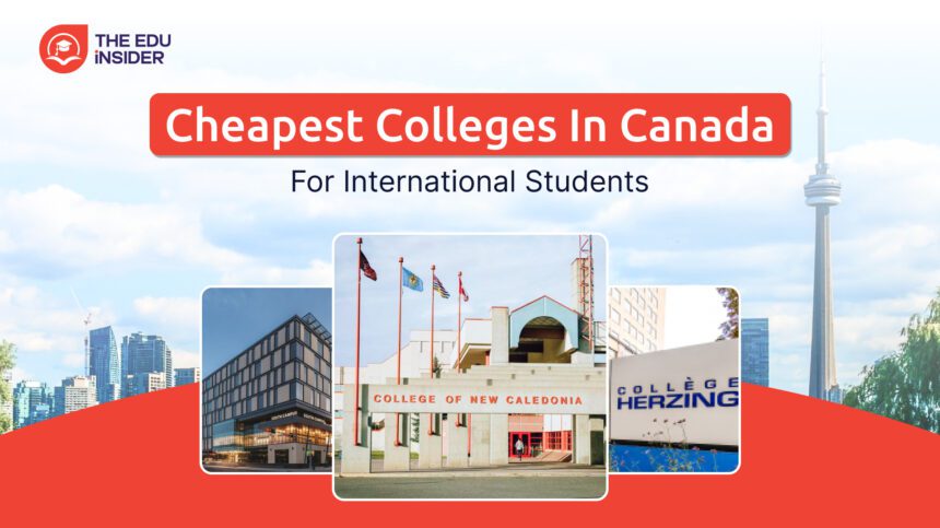cheapest colleges in Canada for international students